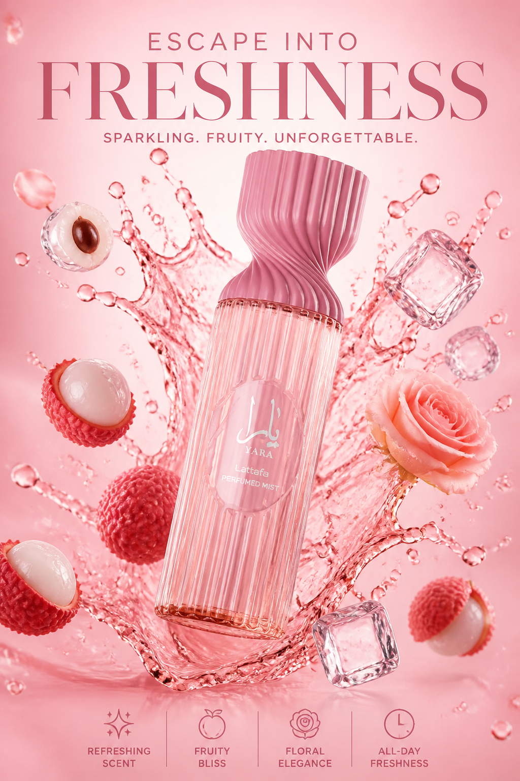 Body Mist Lattafa Yara pentru Femei 250 ml